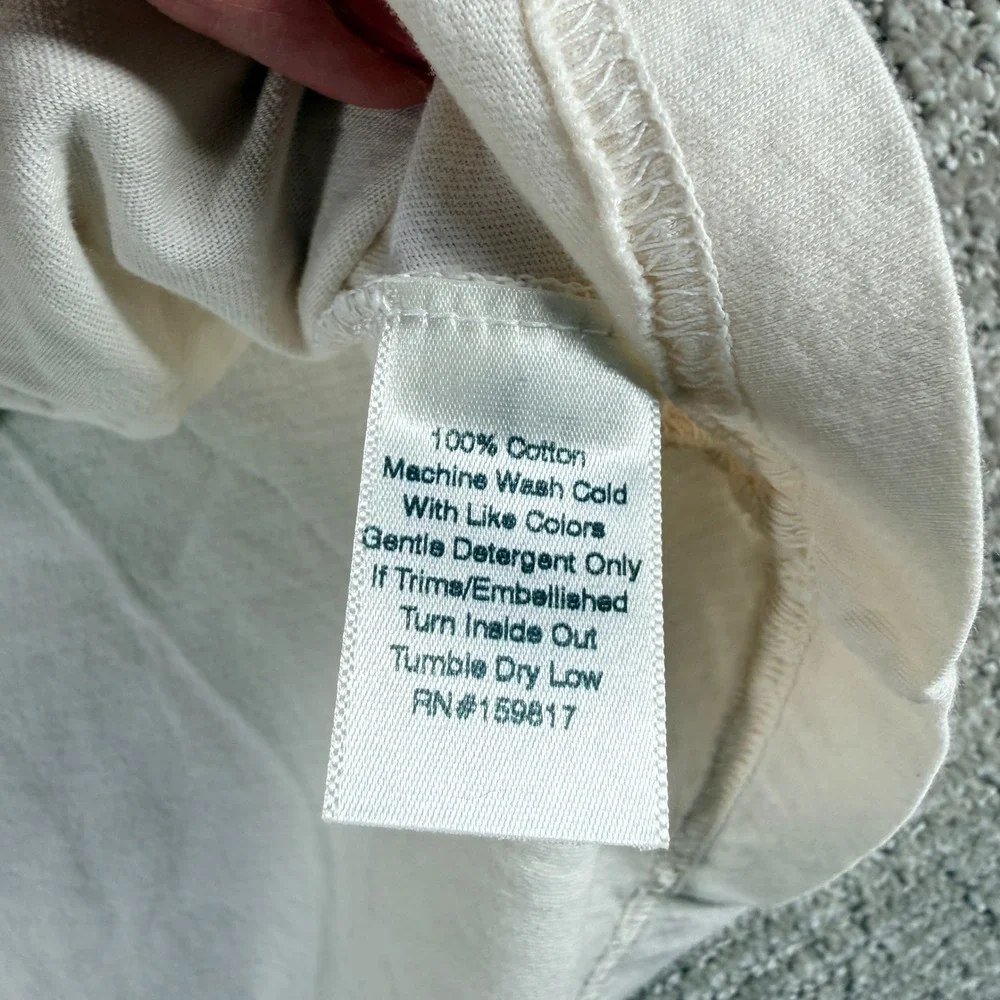 Altar'd State Yee Haw Graphic Tee Star‎ Western Cream Medium Cotton Womens